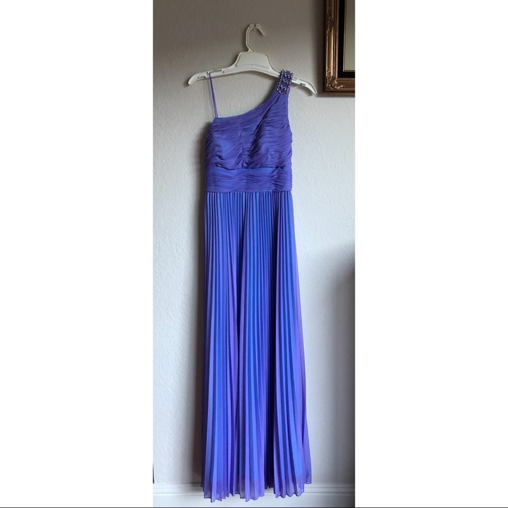 Pleated Prom Dress